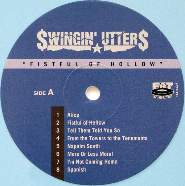 Swingin' Utters : Fistful Of Hollow (LP, Album, Bab)