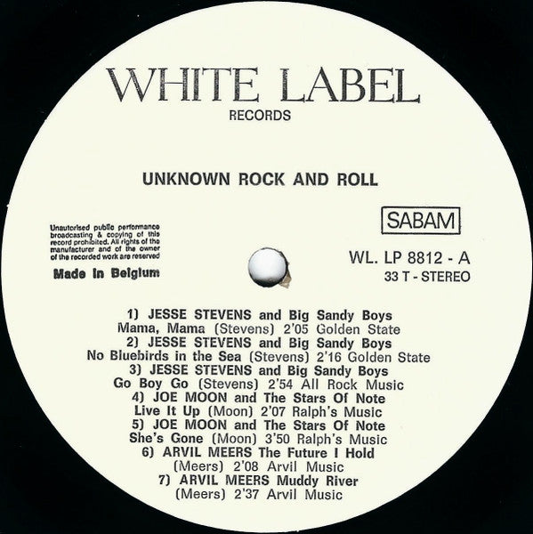 Various : Unknown Rock And Roll (LP, Comp)