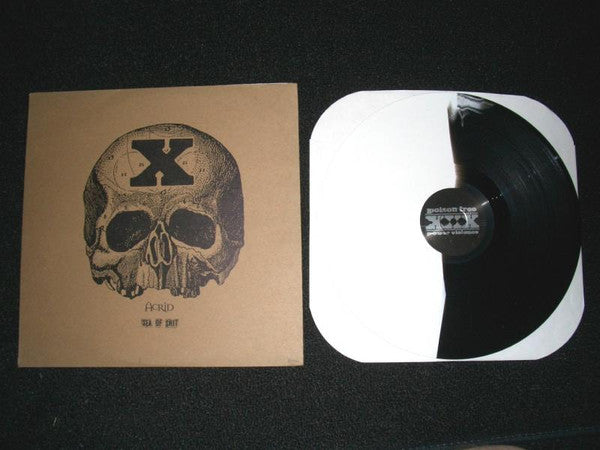 Acrid : Sea Of Shit (LP, Album, Whi)