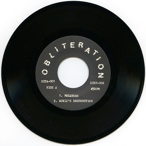 Obliteration (3) : Obliteration (7", Num)