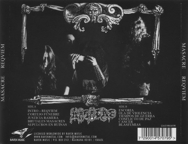 Masacre : Reqviem (CD, Album, RE)