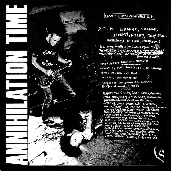 Annihilation Time : Cosmic Unconciousness EP (7", Ltd, Blu)