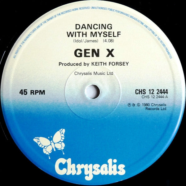 Gen X* : Dancing With Myself (12", Single)