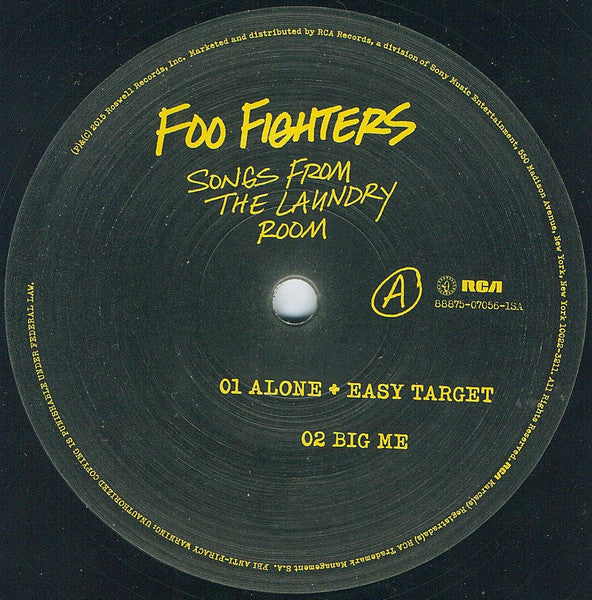 Foo Fighters : Songs From The Laundry Room (10", RSD)