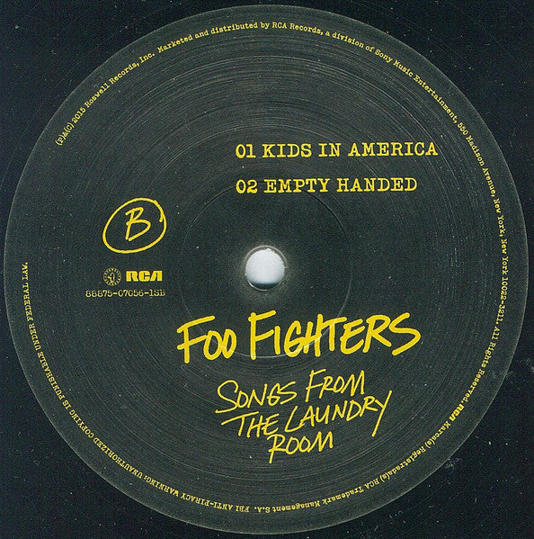 Foo Fighters : Songs From The Laundry Room (10", RSD)