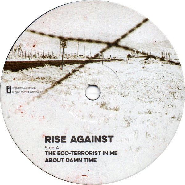 Rise Against : The Eco-Terrorist In Me (7", RSD, Single, Ltd)