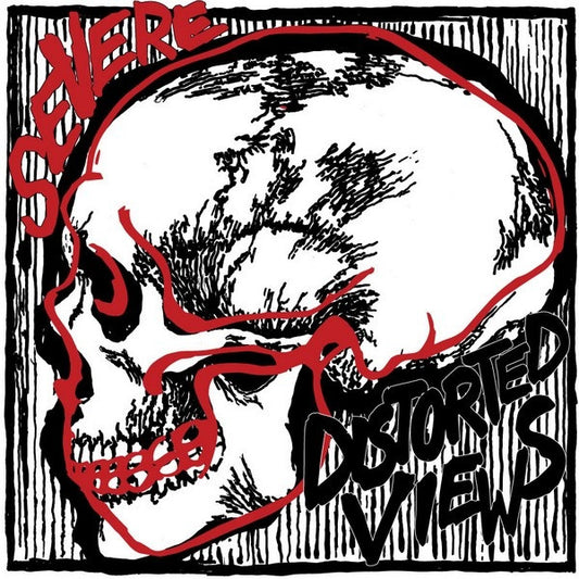 Severe (11) : Distorted Views (12", EP, Red)