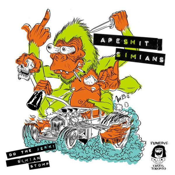 Apeshit Simians, Wave of Terror : Apeshit Simians / Wave of Terror split 7" (7")