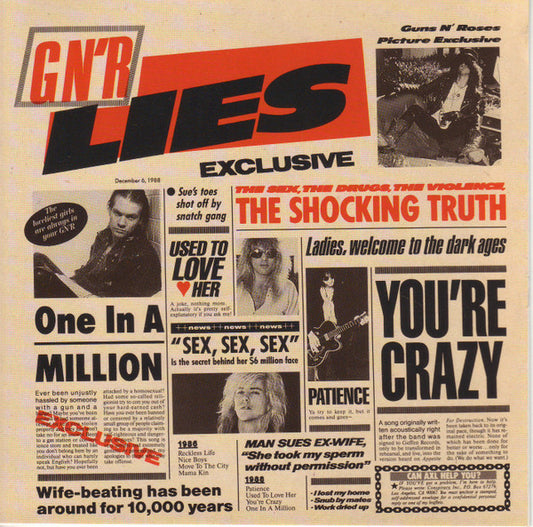 Guns N' Roses : G N' R Lies (CD, Album)