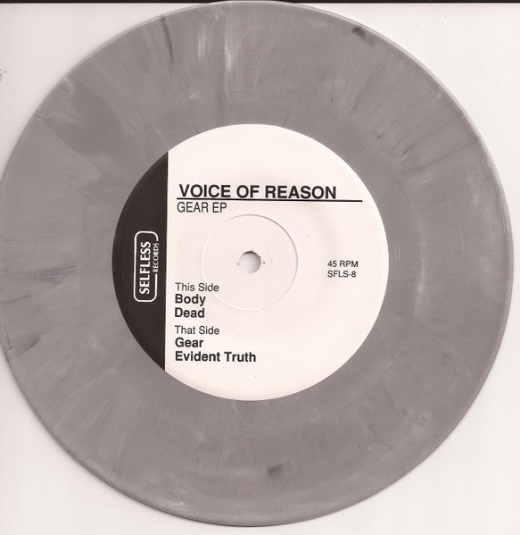 Voice Of Reason (3) : Gear (7", EP, Gra)