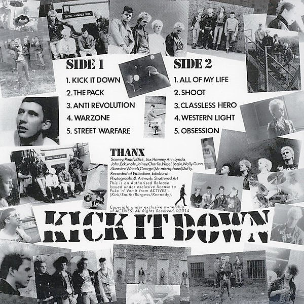 Actives : Kick It Down (LP, Album, RE, RM)