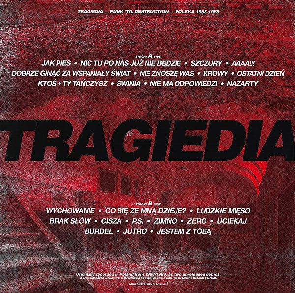 Tragiedia : Punk 'Til Destruction (LP, Album, RM)