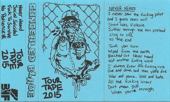 Concealed Blade : Tour Tape 2015 (Cass, S/Sided, Promo)