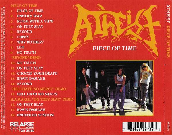 Atheist : Piece Of Time (CD, Album, RE, RM)