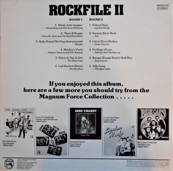 Various : The Magnum Force Rockfile II (LP, Comp)