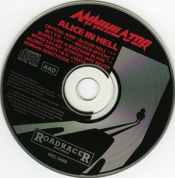 Annihilator (2) : Alice In Hell (CD, Album)
