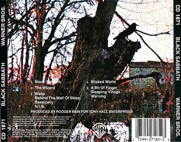 Black Sabbath : Black Sabbath (CD, Album, RE)