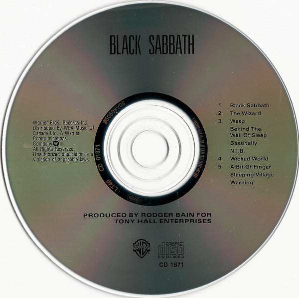 Black Sabbath : Black Sabbath (CD, Album, RE)