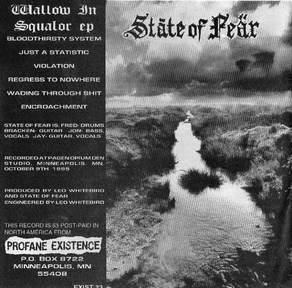 State Of Fear : Wallow In Squalor EP (7", EP)