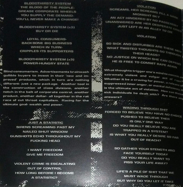 State Of Fear : Wallow In Squalor EP (7", EP)