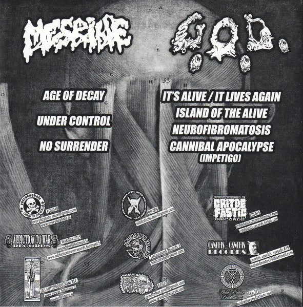 Mesrine / G.O.D. (15) : Mesrine / G.O.D. (7", EP, Red)