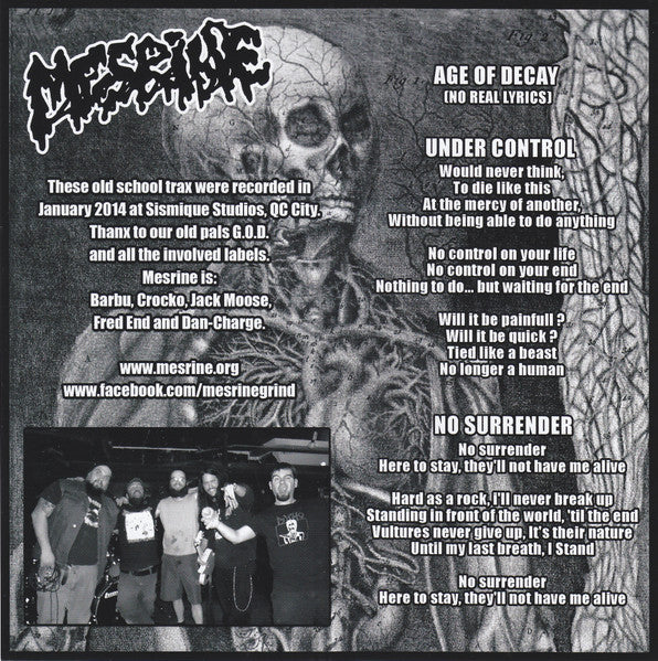 Mesrine / G.O.D. (15) : Mesrine / G.O.D. (7", EP, Red)
