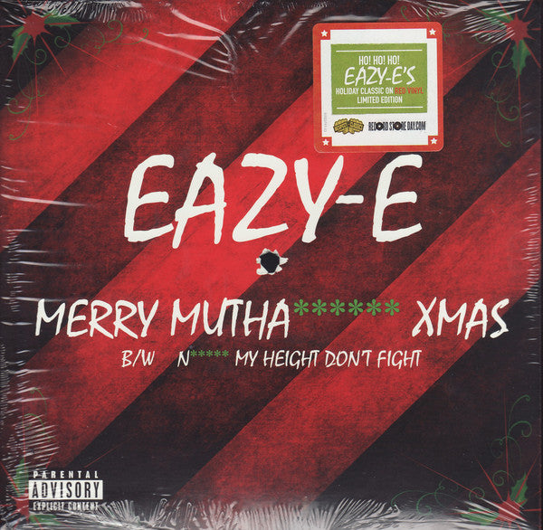 Eazy-E : Merry Mutha****** Xmas B/w N***** My Height Don't Fight (7", RSD, Single, Ltd, Red)