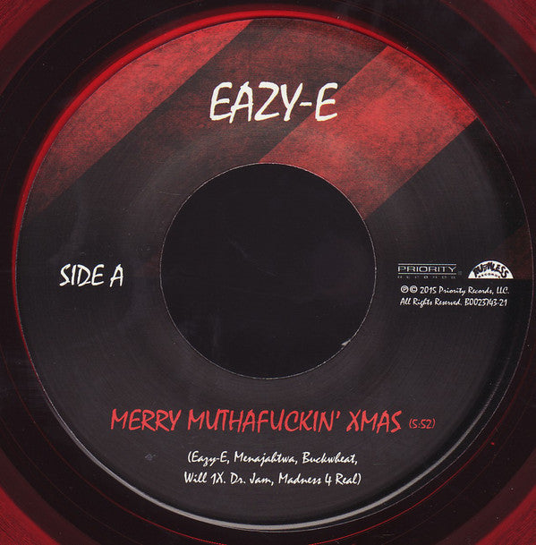 Eazy-E : Merry Mutha****** Xmas B/w N***** My Height Don't Fight (7", RSD, Single, Ltd, Red)