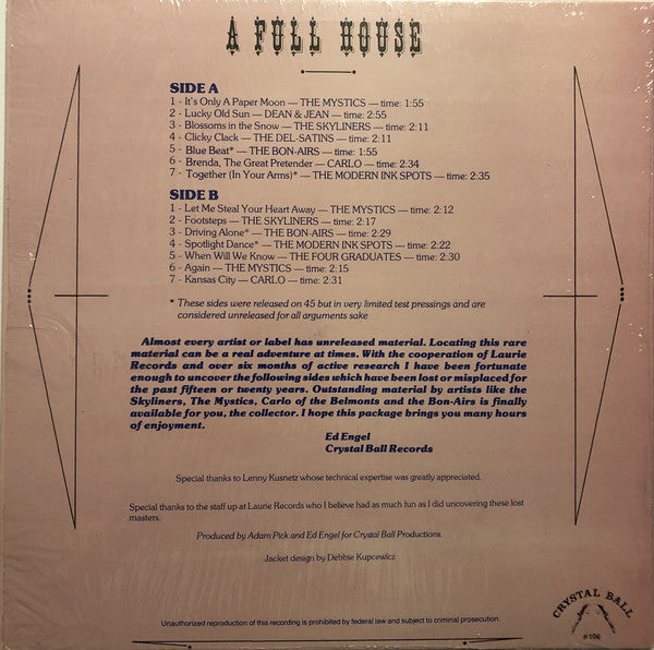 Various : A Full House (LP, Comp)