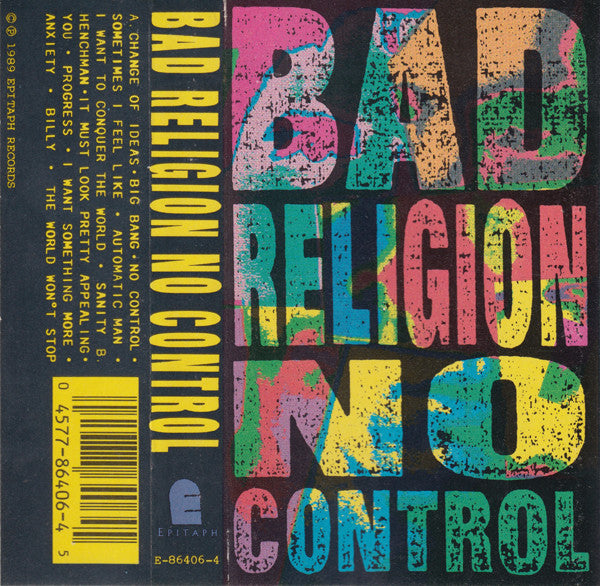 Bad Religion : No Control (Cass, Album)