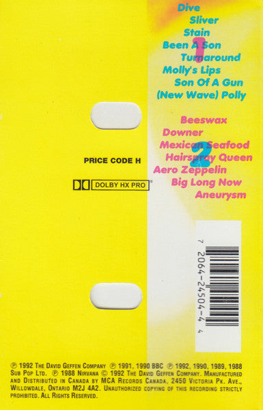 Nirvana : Incesticide (Cass, Comp)