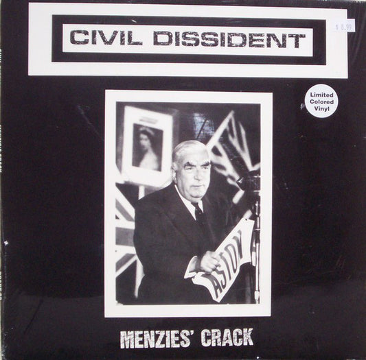 Civil Dissident : Menzies' Crack (LP, Comp)