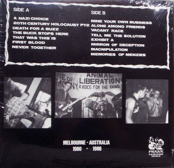 Civil Dissident : Menzies' Crack (LP, Comp)