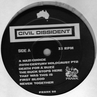 Civil Dissident : Menzies' Crack (LP, Comp)