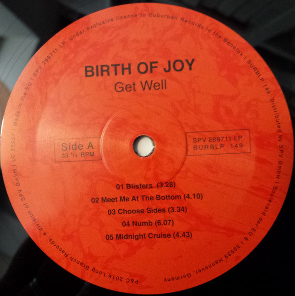 Birth Of Joy : Get Well (LP, Album, Gat)