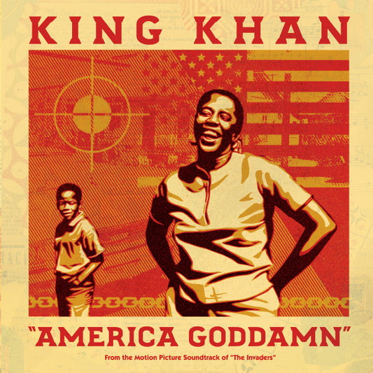 King Khan : America Goddamn  (7", Ltd, Ora)
