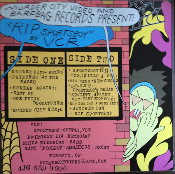 VCR (4) : R.I.P Sportsboy (LP)