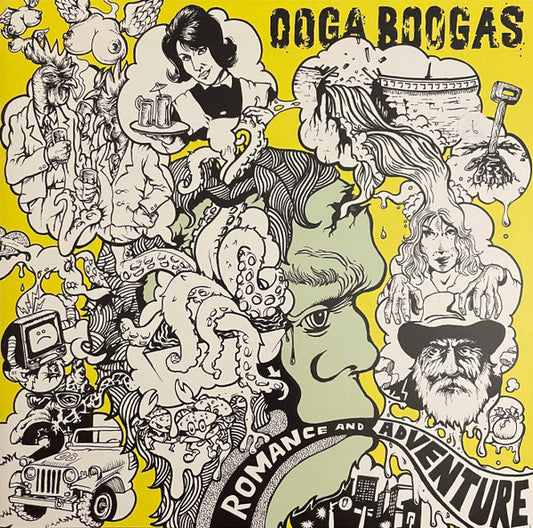 Ooga Boogas : Romance And Adventure (LP, Album, RP, Pin)