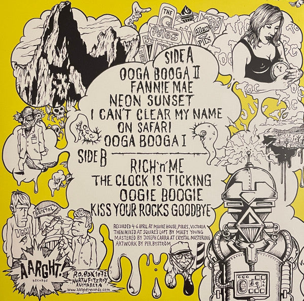 Ooga Boogas : Romance And Adventure (LP, Album, RP, Pin)