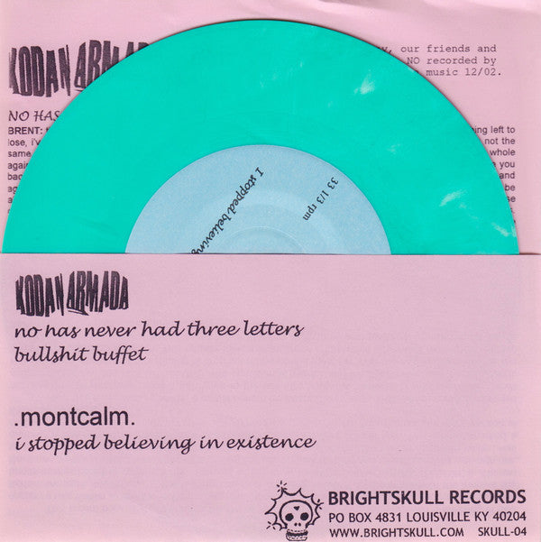 Kodan Armada, Montcalm : A Split 7" (7", RE, RP, Gre)