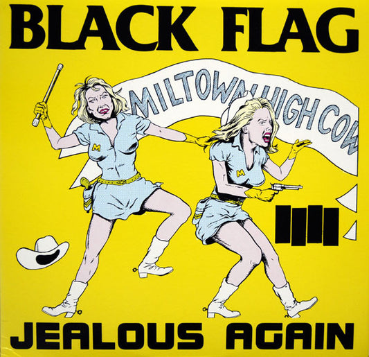 Black Flag : Jealous Again (10", EP, RE, Blu)