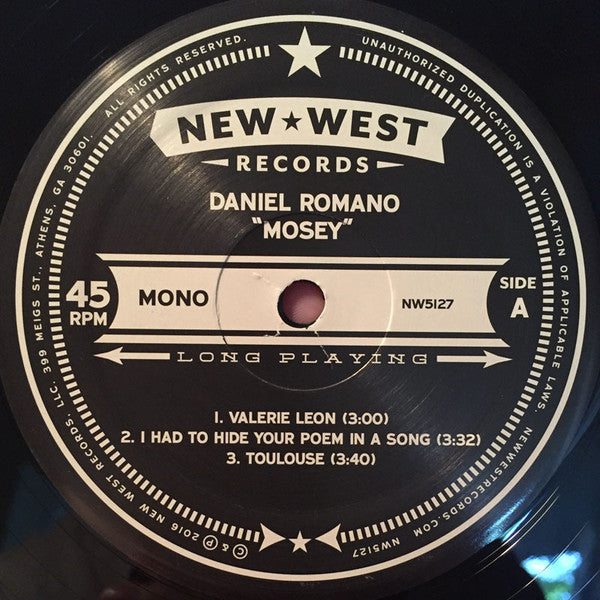 Daniel Romano : Mosey (2xLP, Album, Mono + CD, Album)