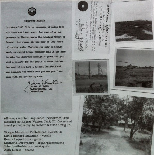 Giorgio Murderer : Holographic Vietnam War  (LP, Red)