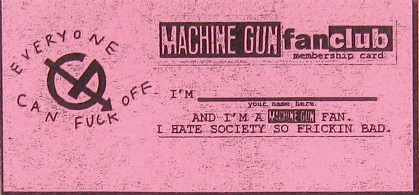 Machine Gun (8) : The World Is Sick (Cass, S/Sided)