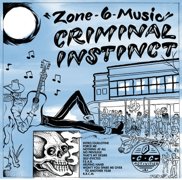 Criminal Instinct : Zone-6-Music (LP, Blu)