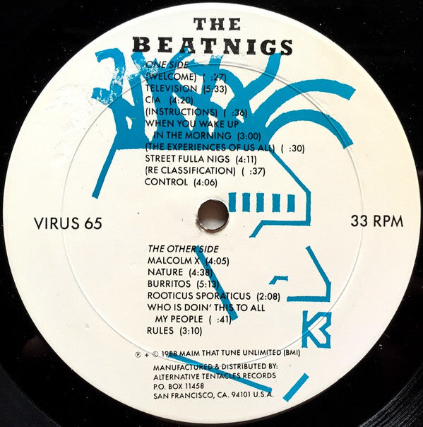The Beatnigs : The Beatnigs (LP, Album)