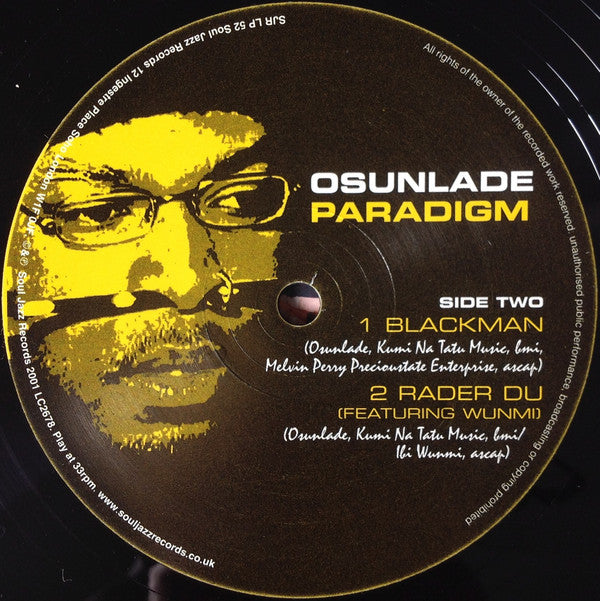 Osunlade : Paradigm (2x12", Album)