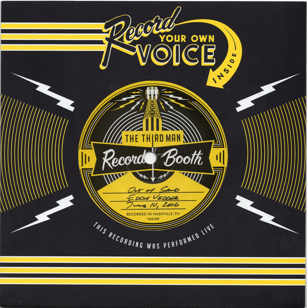 Eddie Vedder : Out Of Sand (7", S/Sided, Ltd, Cle)