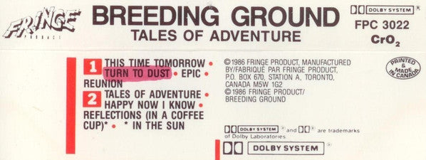 Breeding Ground : Tales Of Adventure (Cass, Album, Dol)