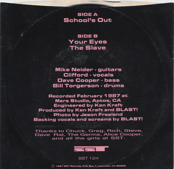 Bl'ast!* : School's Out (7")